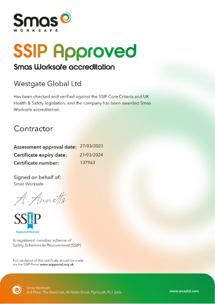 SMAS Worksafe Certification