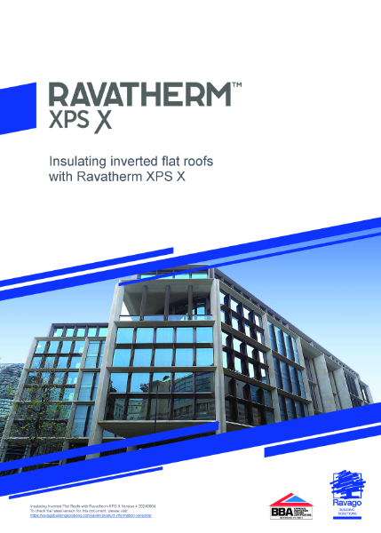 Insulating inverted flat roofs with Ravatherm XPS X