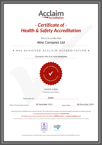 Health & Safety Accreditation