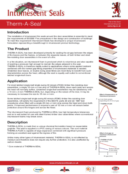 ISL Therm-A-Seal Technical Data Sheet