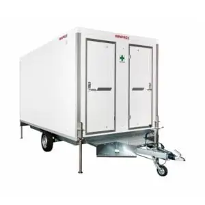 Brakker og Containere - Hjulbrakke M/Toalett 2 Dørs Arnpro 420