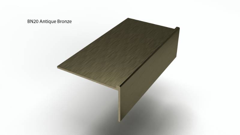 Brass LVT Stair Edge Profiles