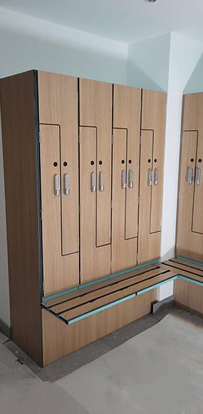 Bespoke Z Lockers at 10 Station Road