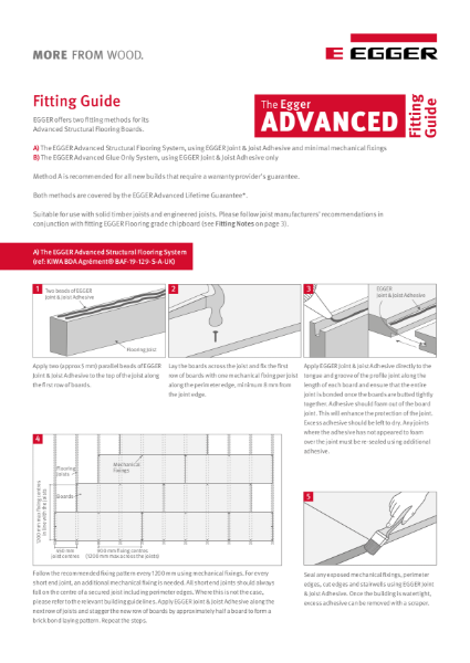 EGGER Advanced Fitting Guide