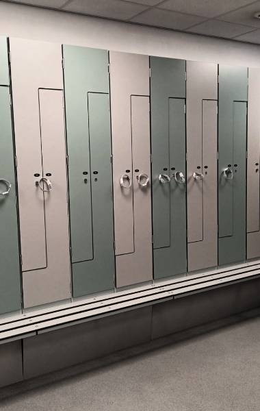 Heated Z Lockers at University of Derby