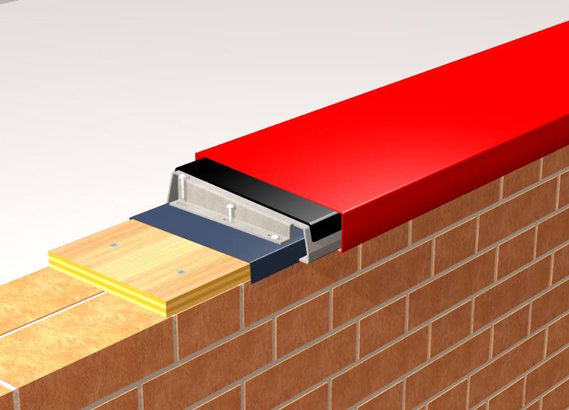 Alumasc Skyline Aluminium Sloping Coping Profile