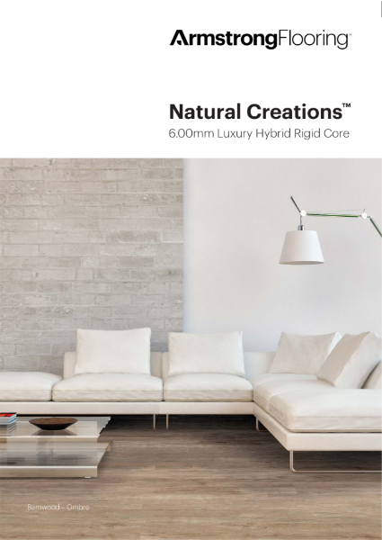 Natural Creations Luxury Rigid Core Data Sheet