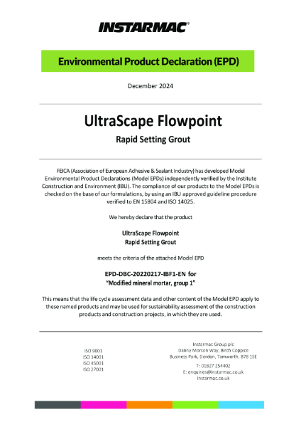 Flowpoint Environmental Product Declaration