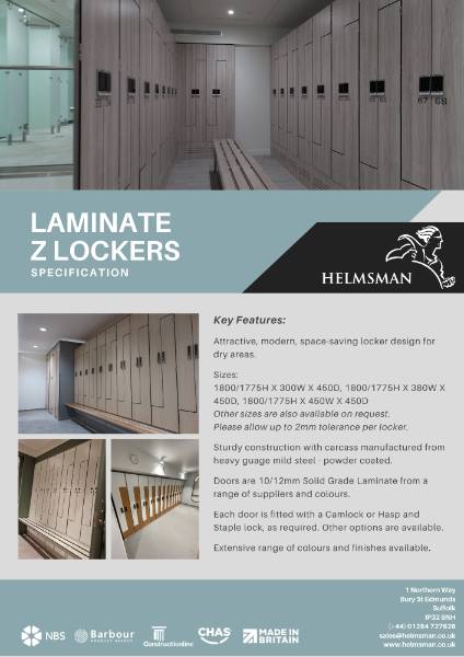 Z Lockers - Dry Area