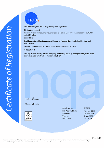 ISO 9001 2015 (Issue 5)