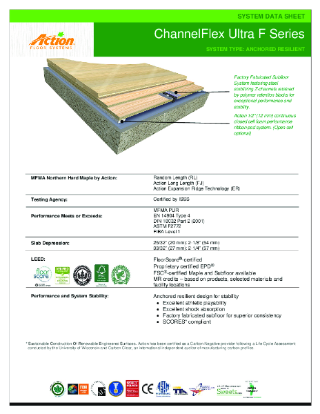 Action ChannelFlex Ultra F - System Data Sheet