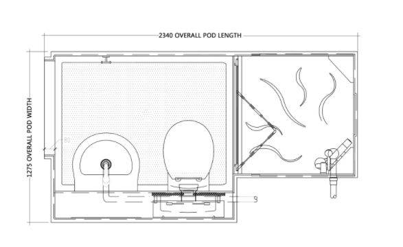 MSL5 GRP Bathroom Pod