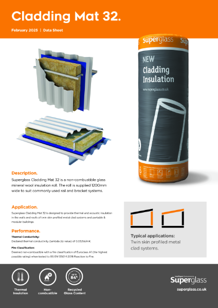 Superglass Cladding Mat 32 - Datasheet