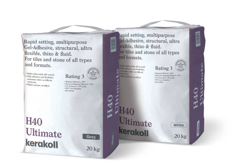 H40 Ultimate S2 Tile Adhesive - Gel-Adhesive 