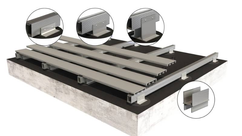 BoxRail Aluminium Decking Support System - Decking Support System