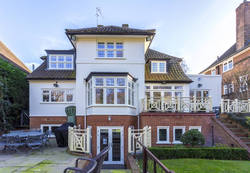 Conservation Wooden Windows for Hampstead Garden Suburb Trust London with leaded lights