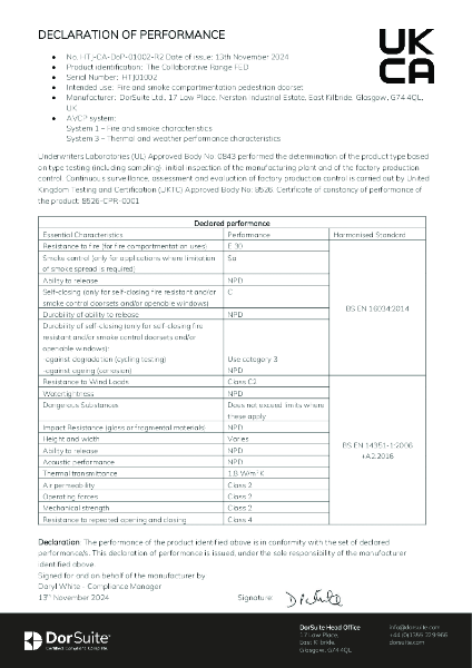 BM Trada Certificate of Registration