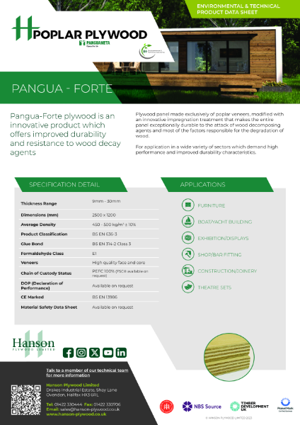 H Poplar Plywood - Pangua-Forte