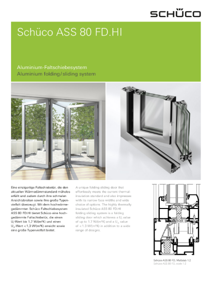Schüco ASS 80 FD.HI