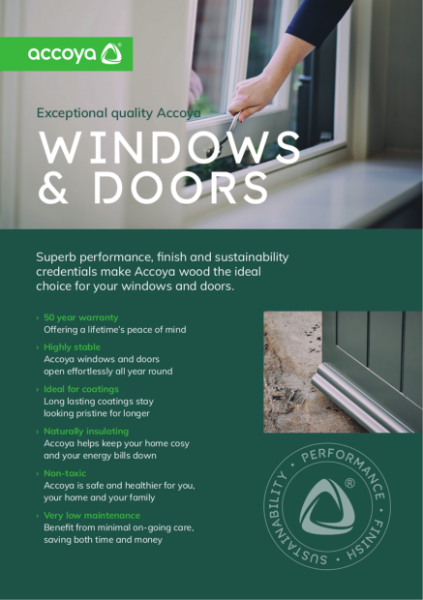 Accoya - Benefits of Windows & Doors