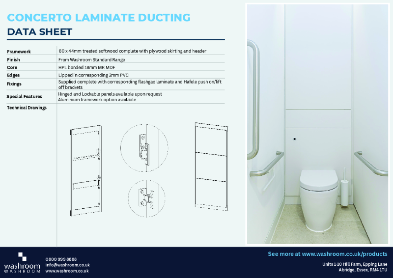 Concerto Laminate Ducting