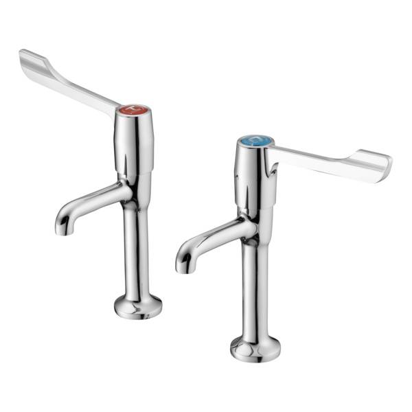 Markwik - 1/2" High Neck Pillar Taps H & C - Pillar Taps
