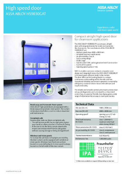 ASSA_ABLOY_HS9030GAT_Product_Leaflet