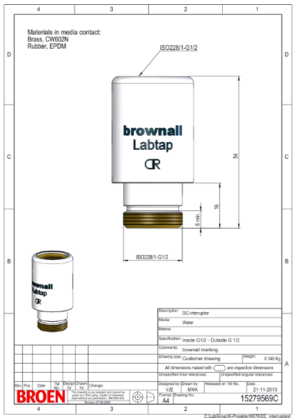 DC interrupters - back flow preventer ( Category 5 )