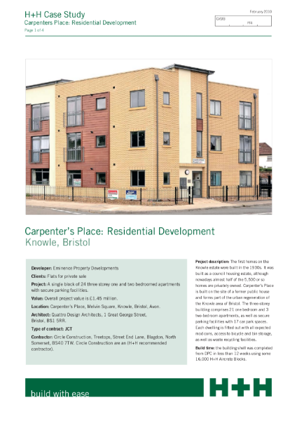 Case Study - Carpenters Place Residential Development