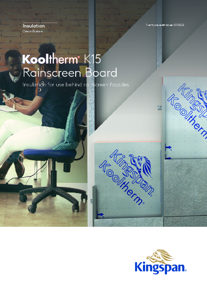 Kingspan Kooltherm K15 Rainscreen Board brochure