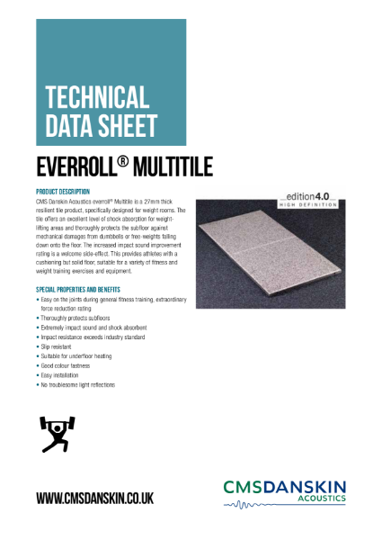 CMS Danskin Acoustics everroll Multitile TDS