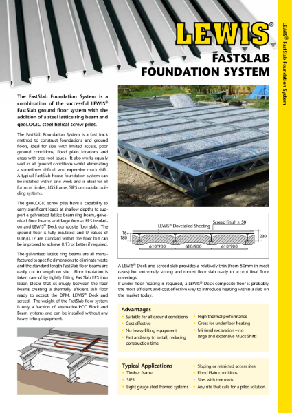 FastSlab Foundation System