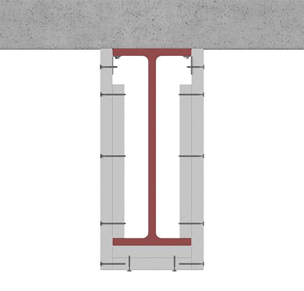 3 Sided Beam Protection up to 609 mm Deep. Angle Fix – ST VLUX-015S