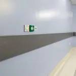 Hospital Corridor Walls Protected by Yeoman Shield