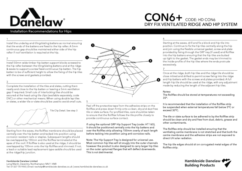 CON6+ Installation Recommendations