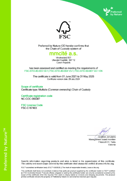 FSC Certificate