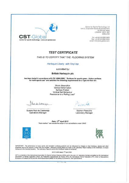 Certificate of Approval cdfa