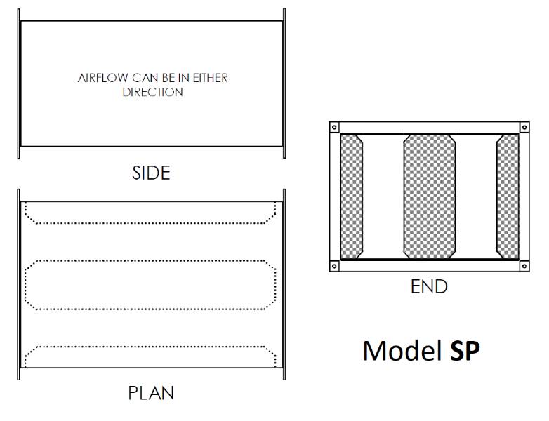 Rectangular Duct Attenuator - Sound Attenuation