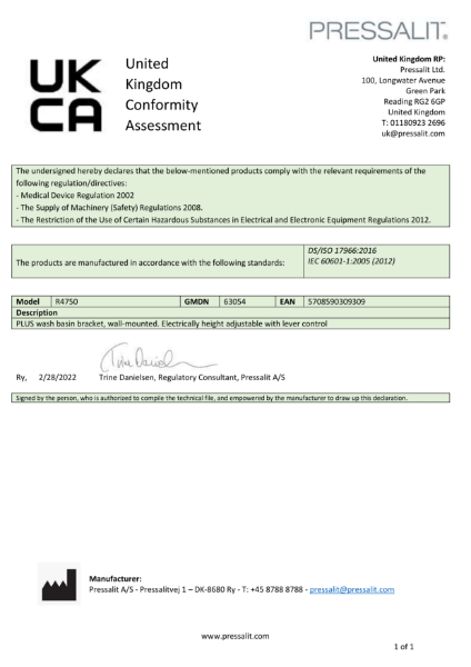 UK Conformity Assessed (UKCA)