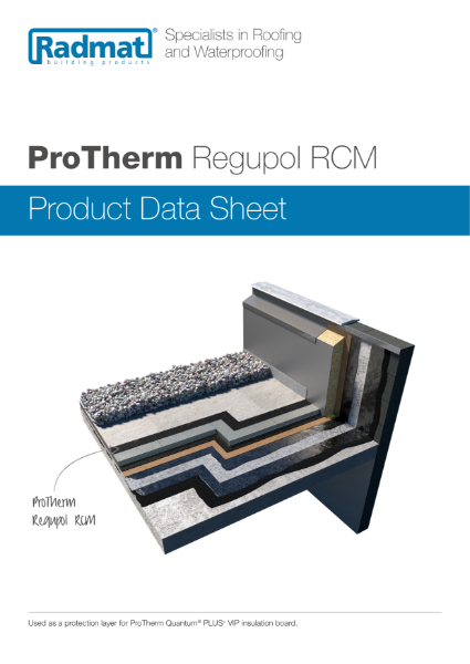 ProTherm Regupol RCM Product Data Sheet