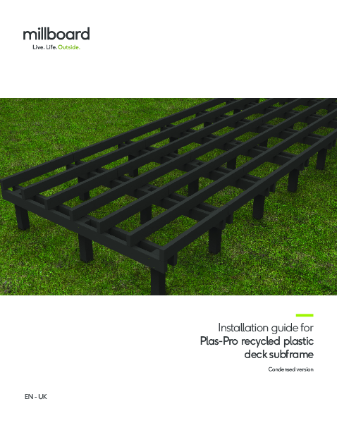 Millboard Plas-Pro Brochure and Install guide