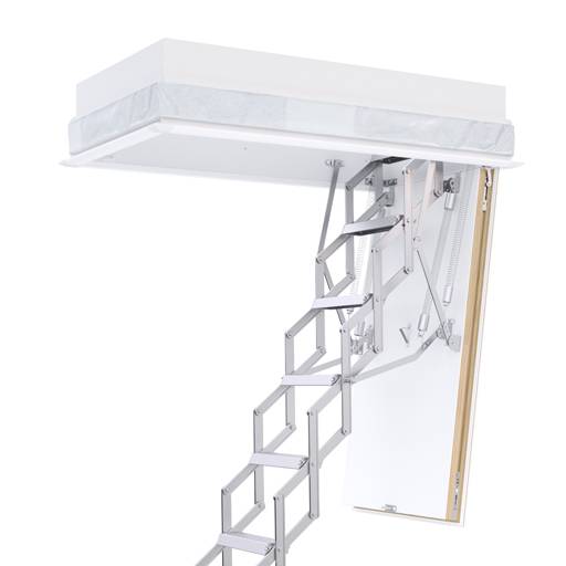 The Ecco concertina loft ladder is the ideal solution for small ceiling openings