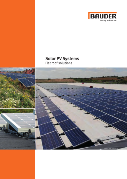 Solar PV Systems - Bauder brochure