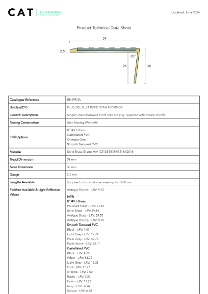 BN59RSL ANTIQUE BRONZE TDS