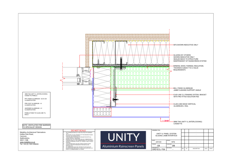 Unity A1 IL-T09 Technical Drawing