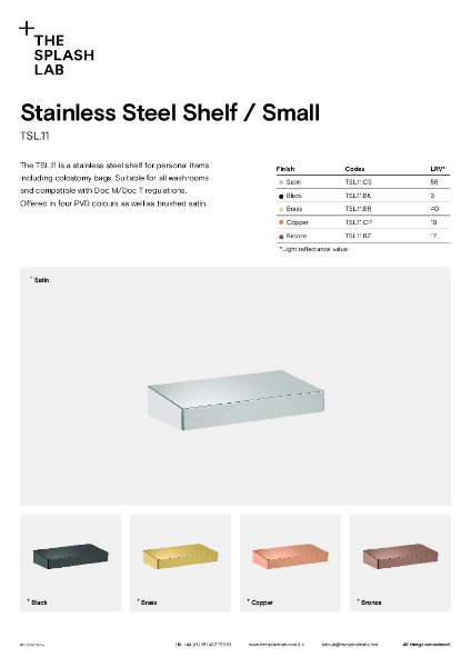 Stainless Steel Shelf / Small