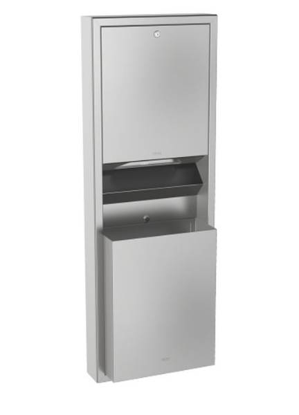 Combination Paper Towel Dispenser and Waste Bin - RODX602