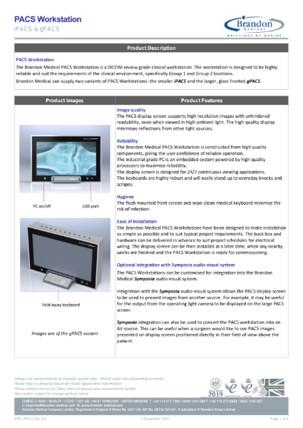 PACS Workstation - iPACS & gPACS