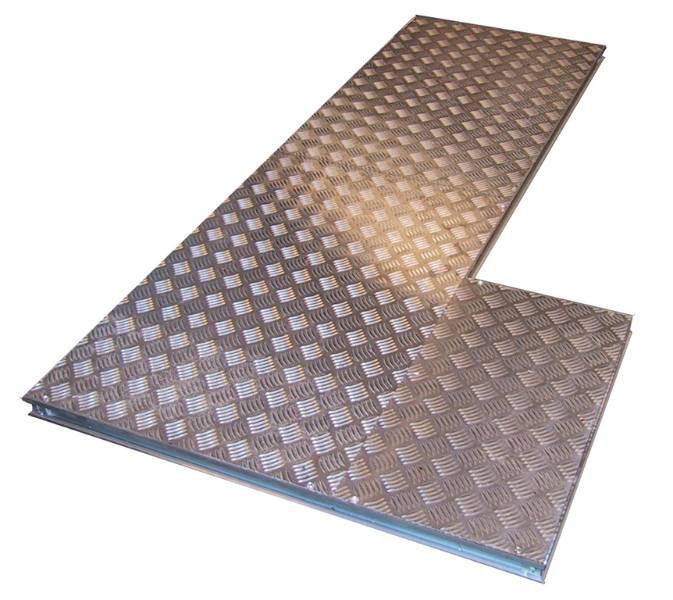 5 Bar Series tread plates (Aluminium) Duct