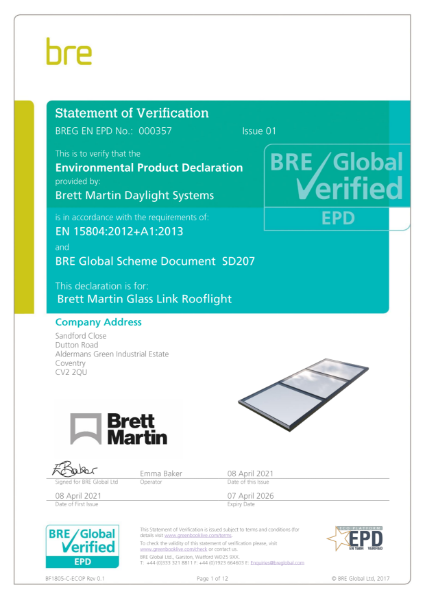 Environmental Product Declaration